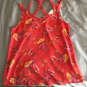 Red tank top